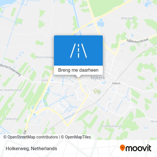 Holkerweg kaart