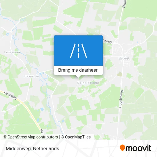 Middenweg kaart