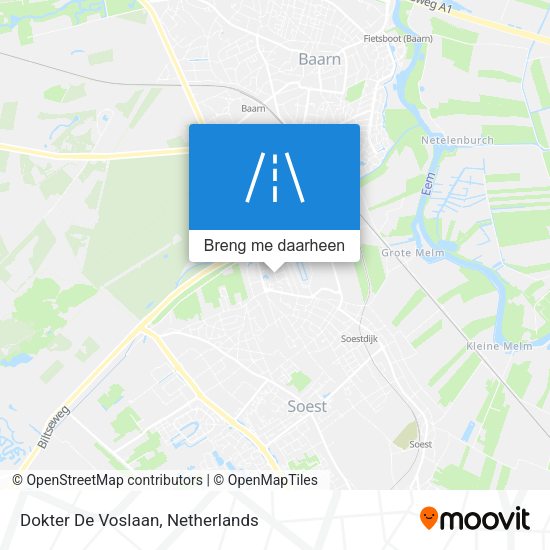 Dokter De Voslaan kaart