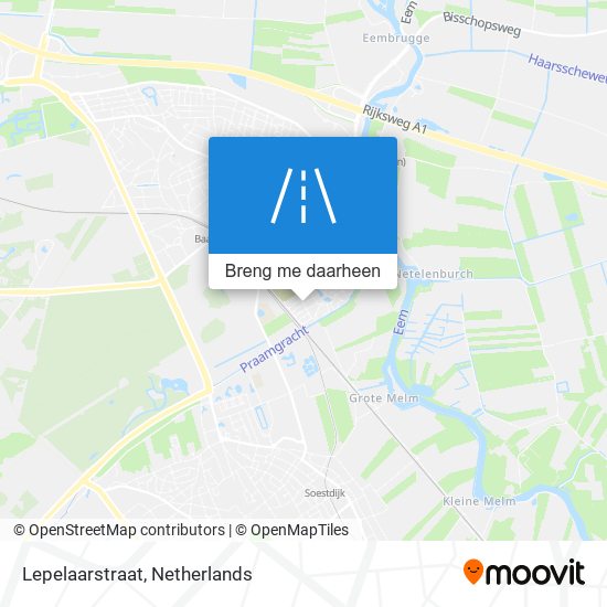 Lepelaarstraat kaart