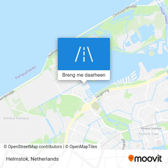 Helmstok kaart