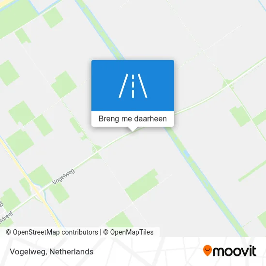 Vogelweg kaart