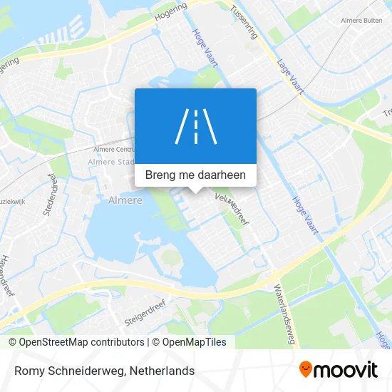 Romy Schneiderweg kaart