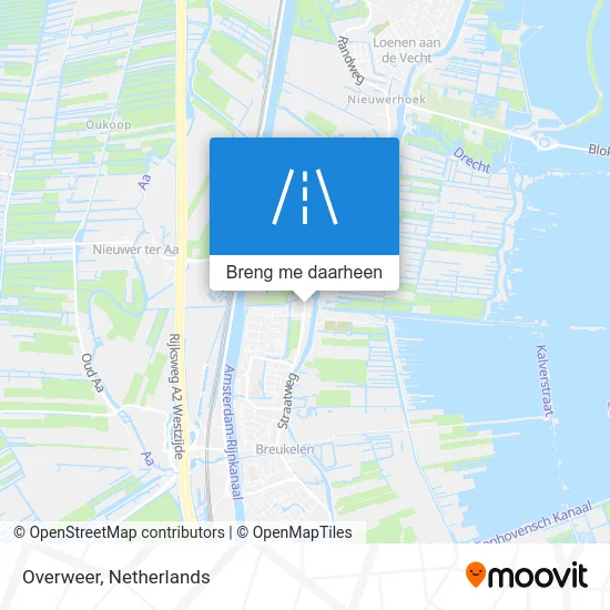 Overweer kaart