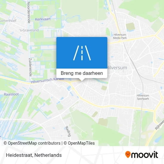 Heidestraat kaart