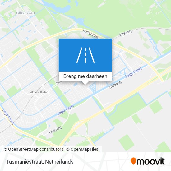 Tasmaniëstraat kaart