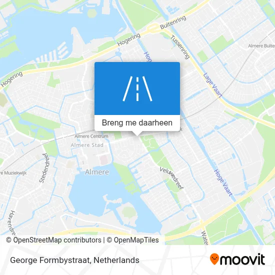 George Formbystraat kaart