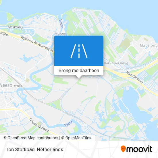 Ton Storkpad kaart