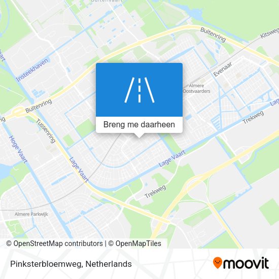 Pinksterbloemweg kaart