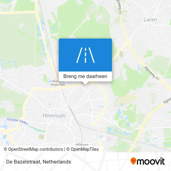 De Bazelstraat kaart