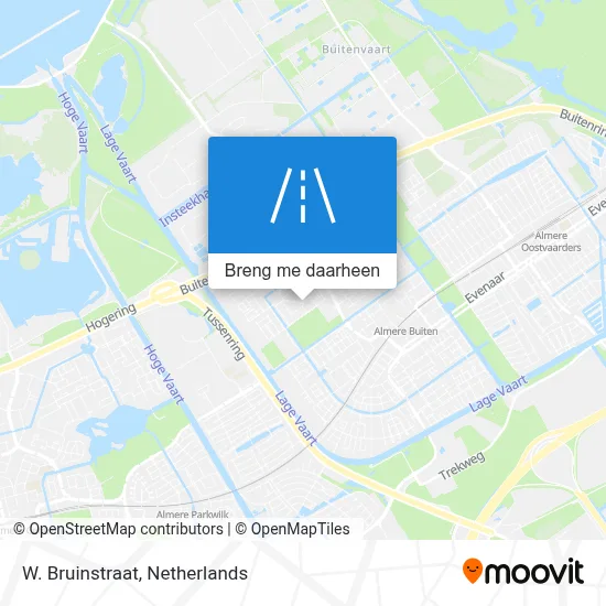 W. Bruinstraat kaart