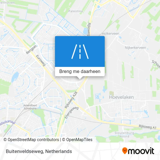 Buitenveldseweg kaart