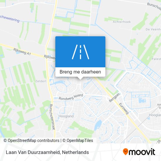 Laan Van Duurzaamheid kaart