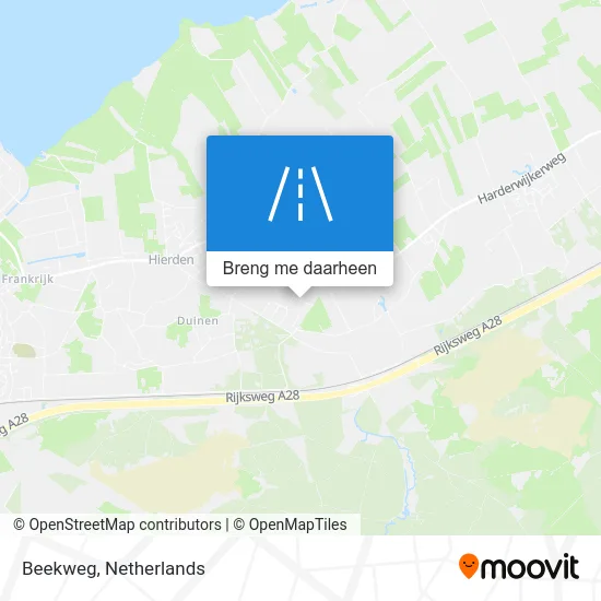 Beekweg kaart