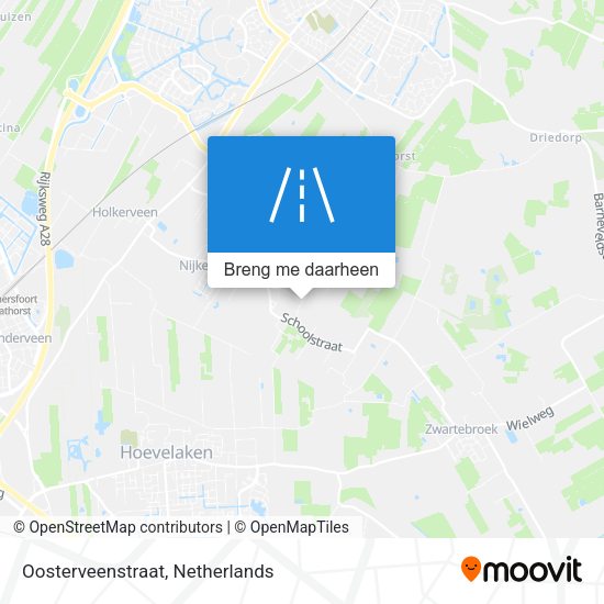 Oosterveenstraat kaart