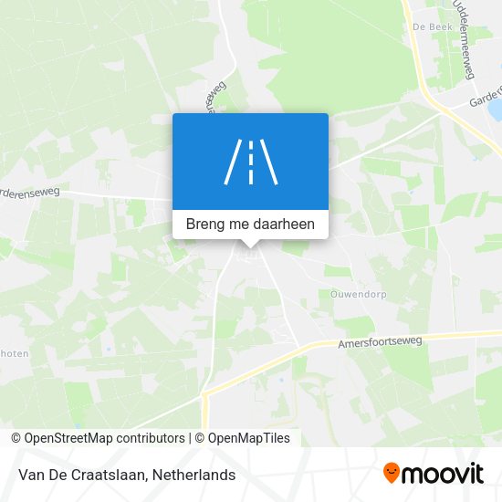 Van De Craatslaan kaart