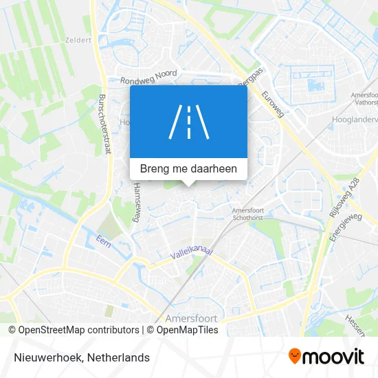 Nieuwerhoek kaart