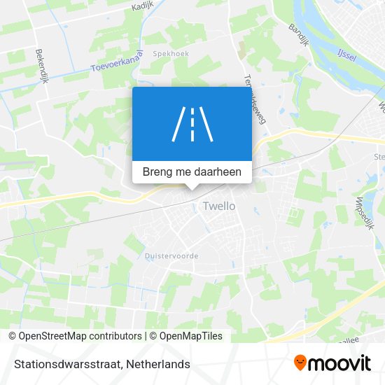 Stationsdwarsstraat kaart