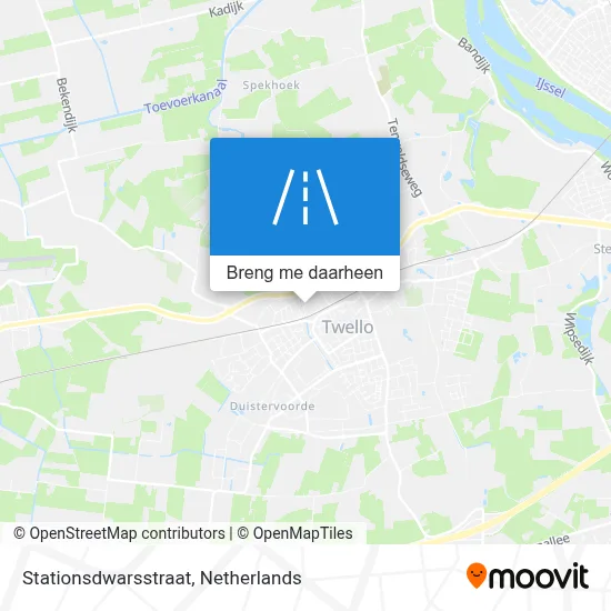 Stationsdwarsstraat kaart