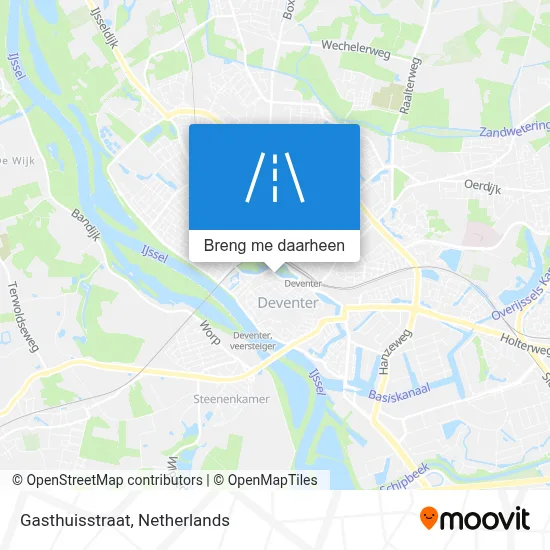 Gasthuisstraat kaart