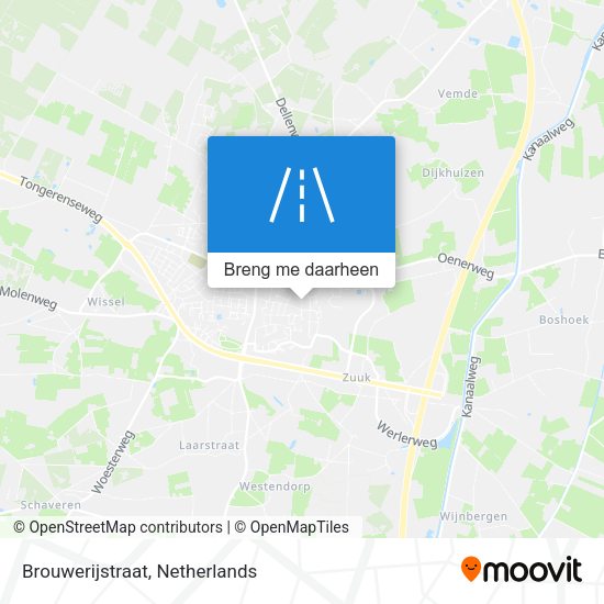Brouwerijstraat kaart