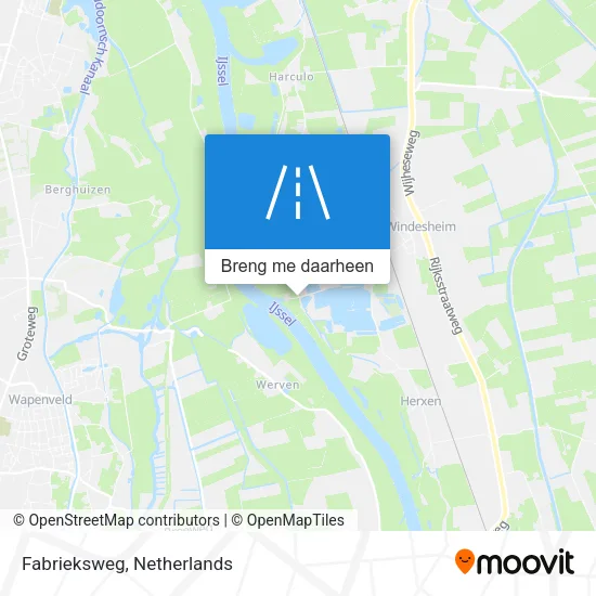 Fabrieksweg kaart