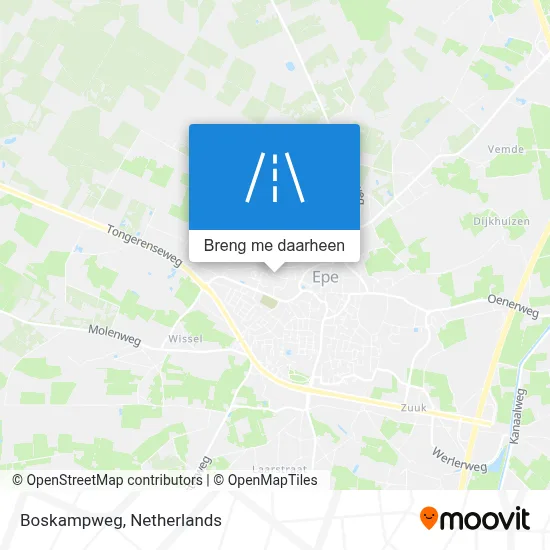 Boskampweg kaart
