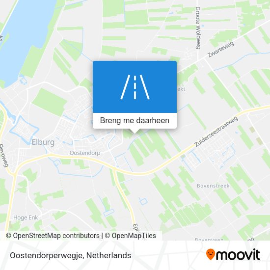 Oostendorperwegje kaart