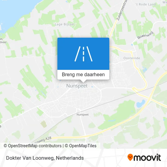 Dokter Van Loonweg kaart