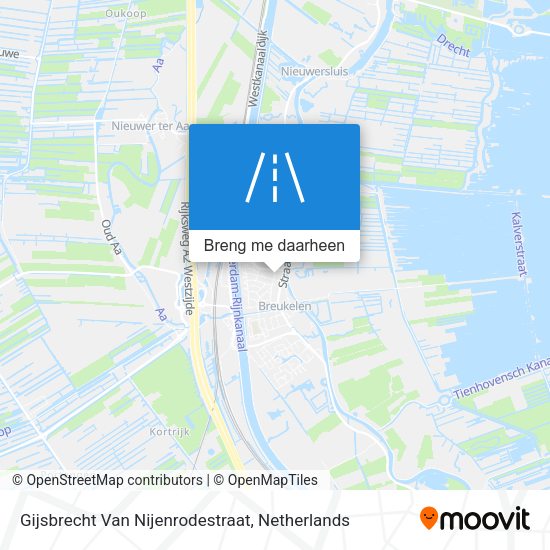 Gijsbrecht Van Nijenrodestraat kaart