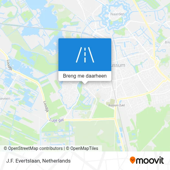 J.F. Evertslaan kaart