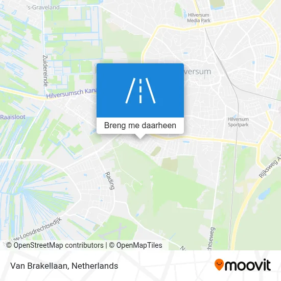 Van Brakellaan kaart