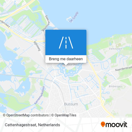 Cattenhagestraat kaart