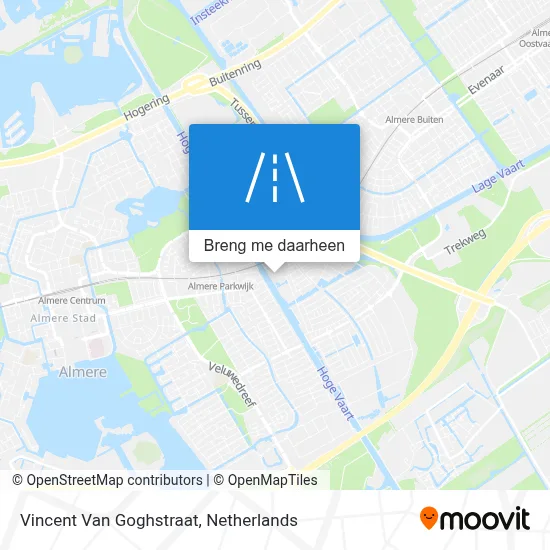 Vincent Van Goghstraat kaart