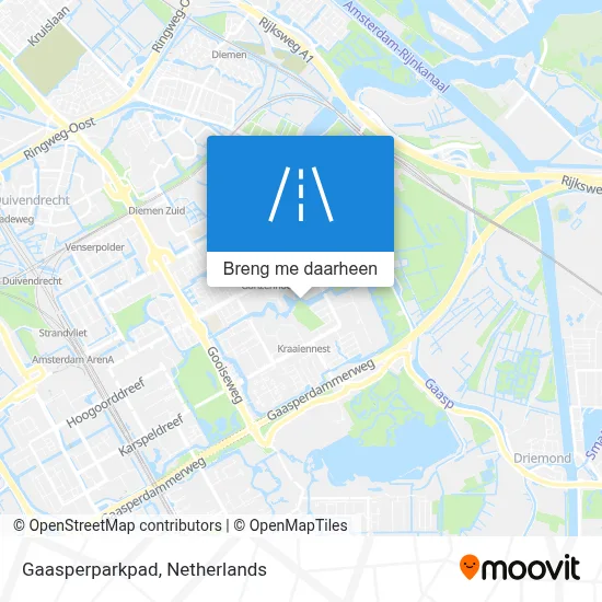 Gaasperparkpad kaart