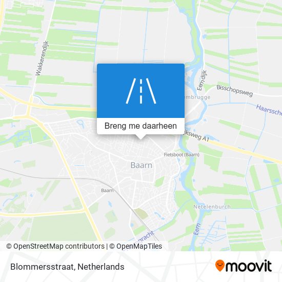 Blommersstraat kaart