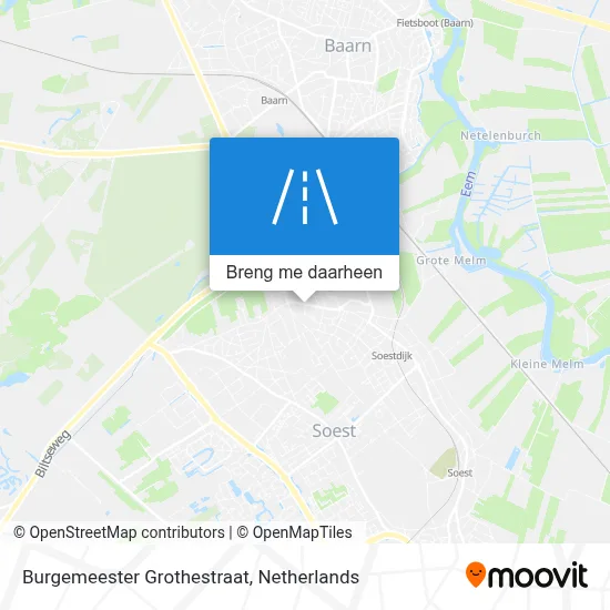 Burgemeester Grothestraat kaart