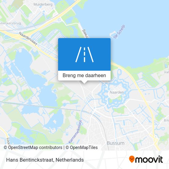 Hans Bentinckstraat kaart