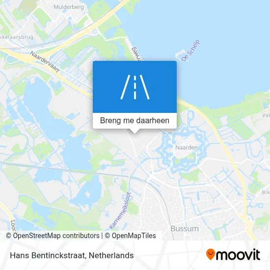 Hans Bentinckstraat kaart