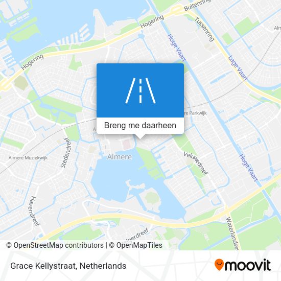 Grace Kellystraat kaart