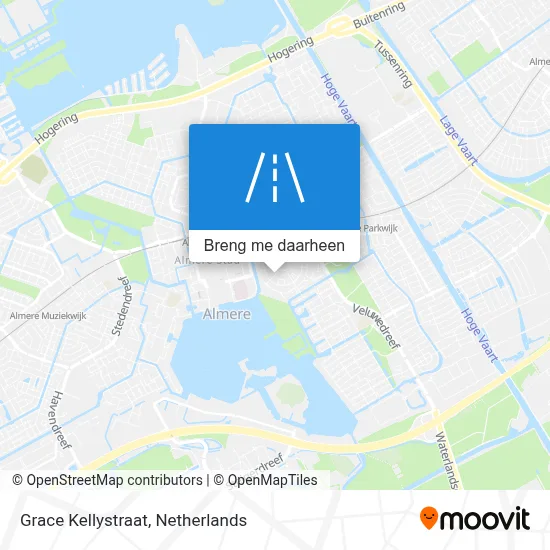 Grace Kellystraat kaart