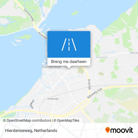 Hierdenseweg kaart