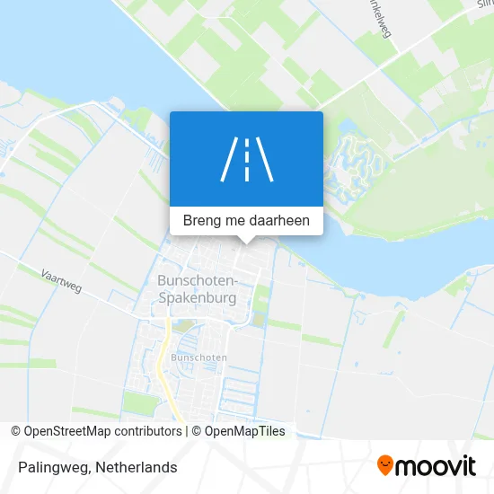 Palingweg kaart