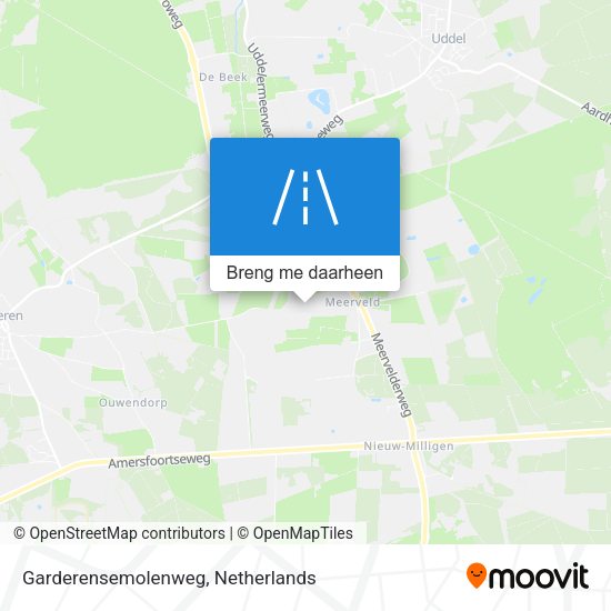Garderensemolenweg kaart