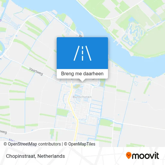 Chopinstraat kaart