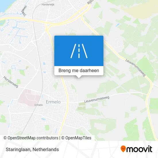 Staringlaan kaart