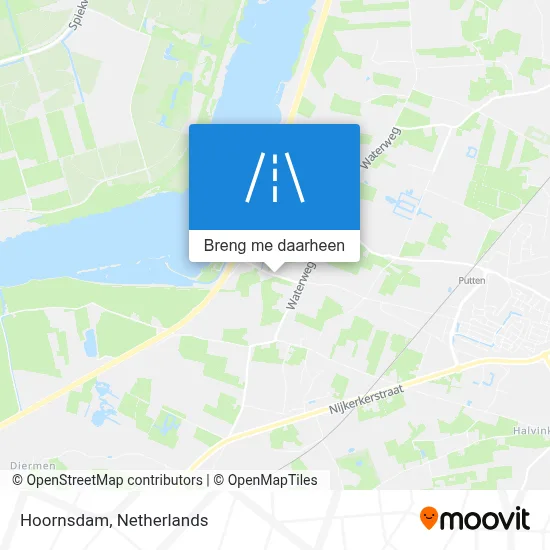 Hoornsdam kaart