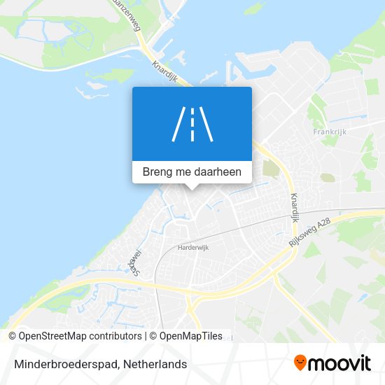 Minderbroederspad kaart