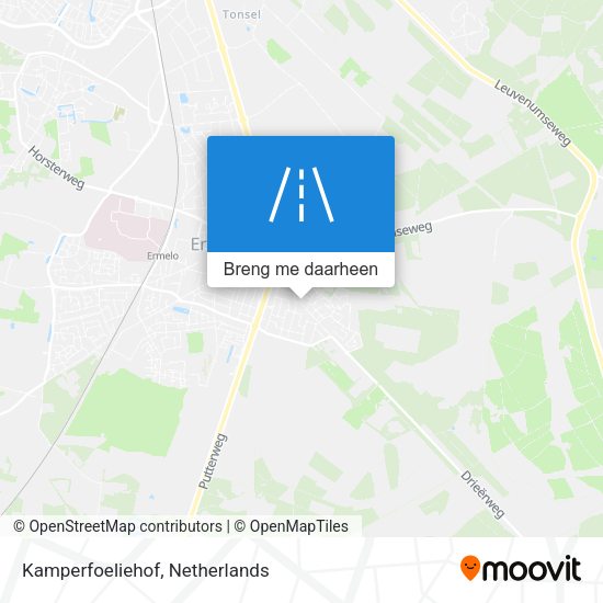 Kamperfoeliehof kaart