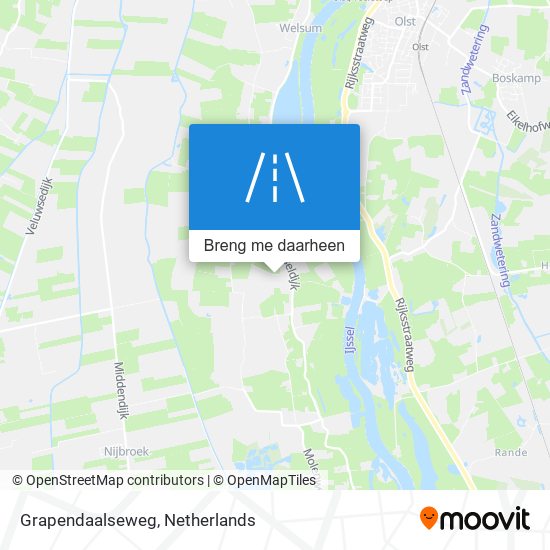 Grapendaalseweg kaart